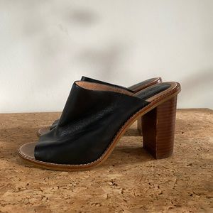 Madewell Finch Mule Stacked Heels